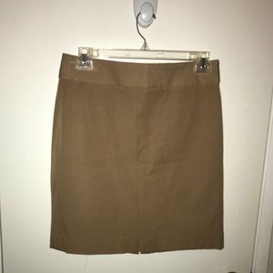 Banana Republic Khaki Pencil Skirt - Size 12
